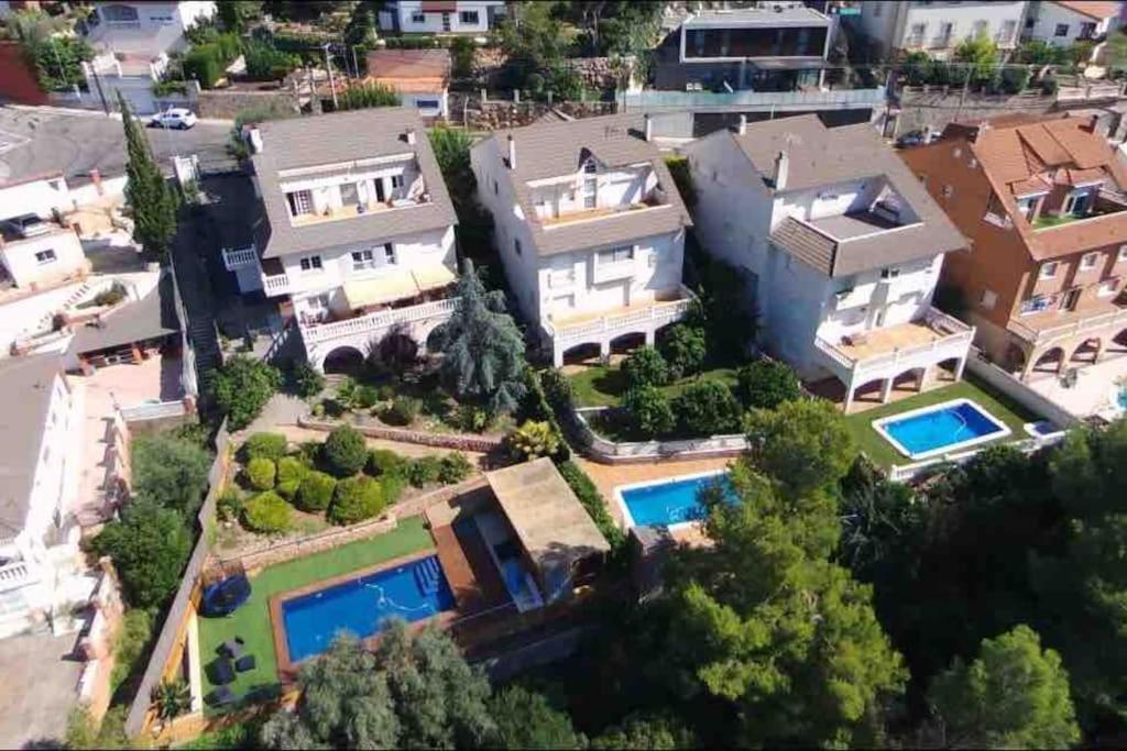 Casa Con Piscina Y Vistas En Vallirana/Barcelona Villa Dış mekan fotoğraf