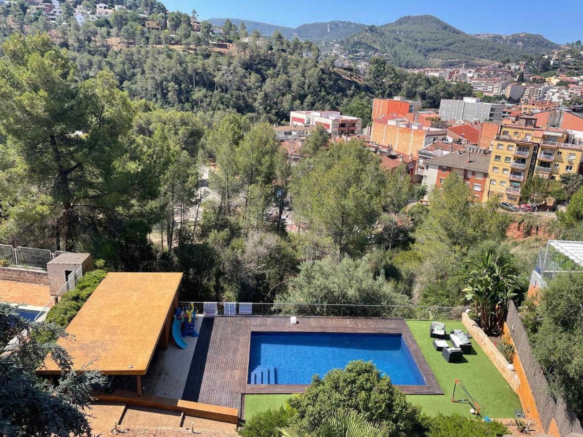 Casa Con Piscina Y Vistas En Vallirana/Barcelona Villa Dış mekan fotoğraf