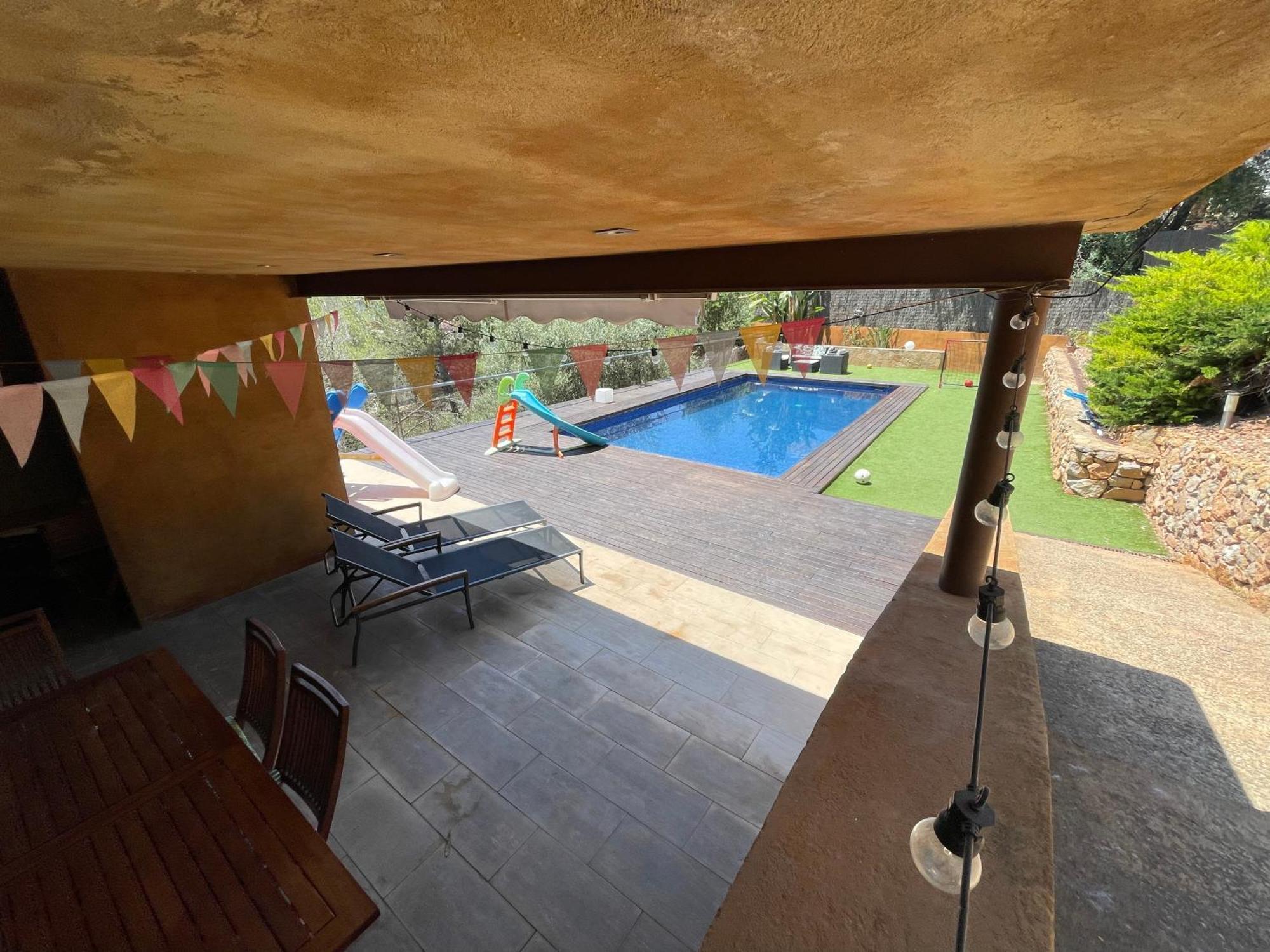 Casa Con Piscina Y Vistas En Vallirana/Barcelona Villa Dış mekan fotoğraf