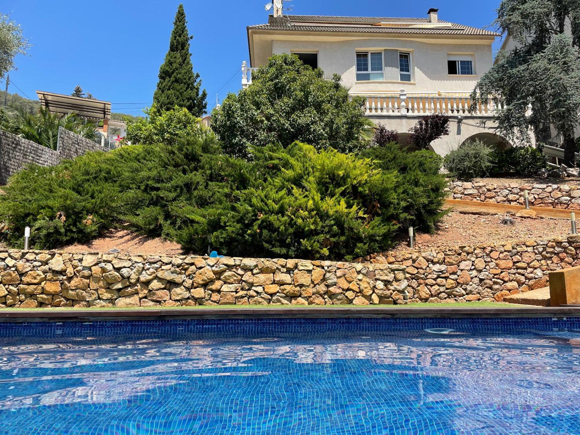 Casa Con Piscina Y Vistas En Vallirana/Barcelona Villa Dış mekan fotoğraf