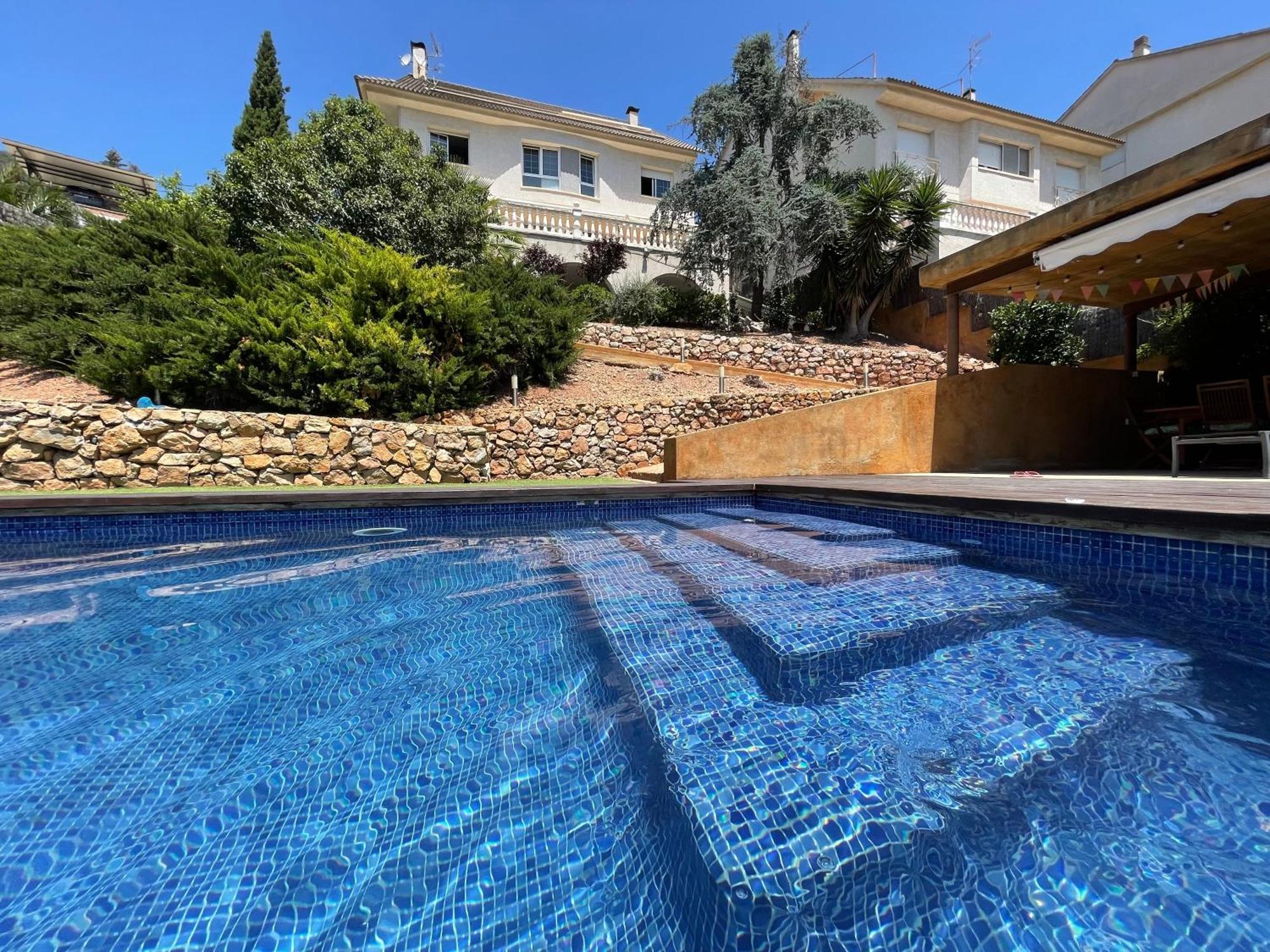 Casa Con Piscina Y Vistas En Vallirana/Barcelona Villa Dış mekan fotoğraf