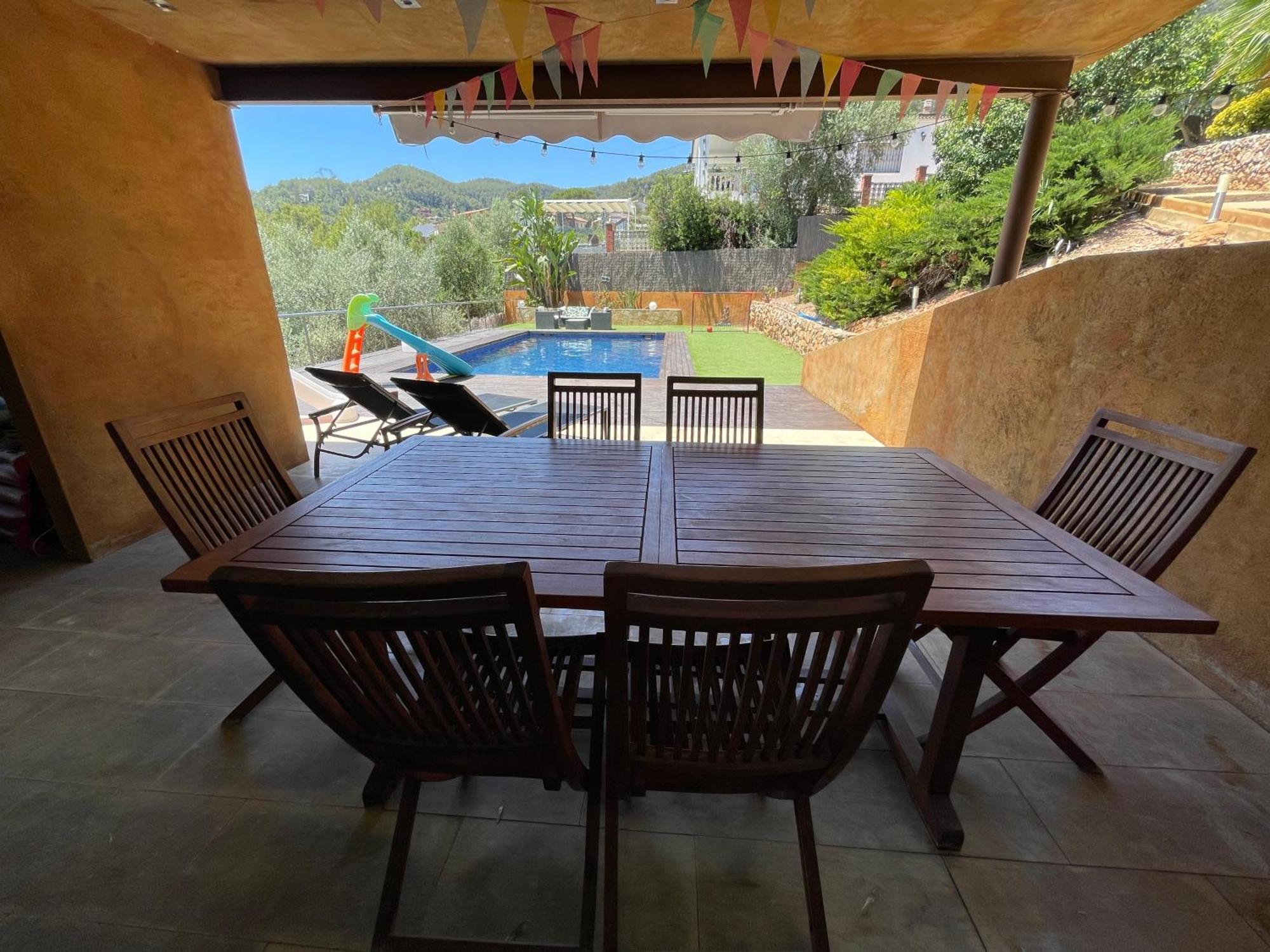 Casa Con Piscina Y Vistas En Vallirana/Barcelona Villa Dış mekan fotoğraf